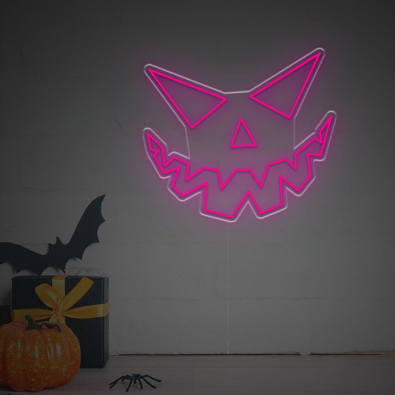 Halloween Haven Pumpkin Face Led Neon Sign | Shineneon