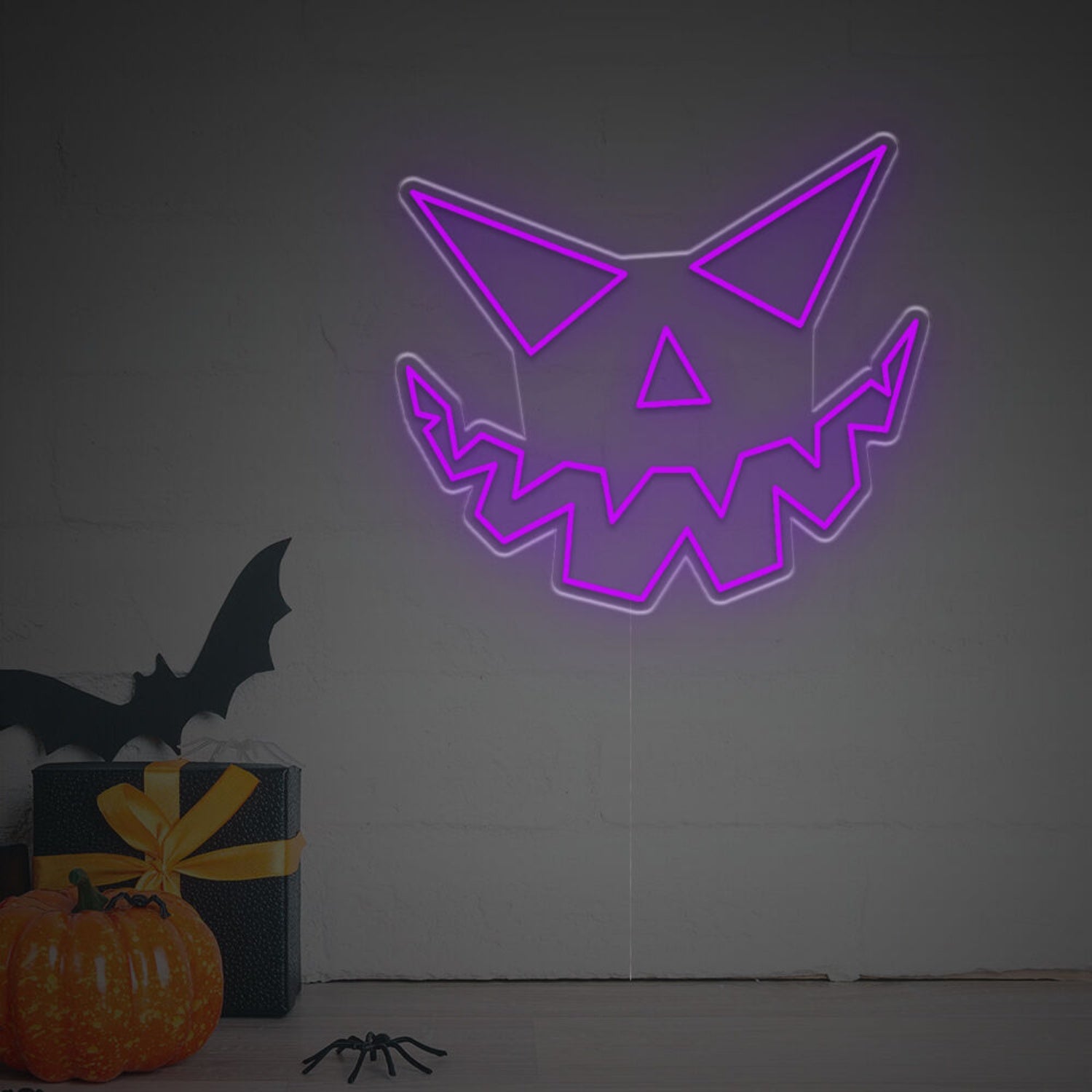 Halloween Haven Pumpkin Face Led Neon Sign | Shineneon