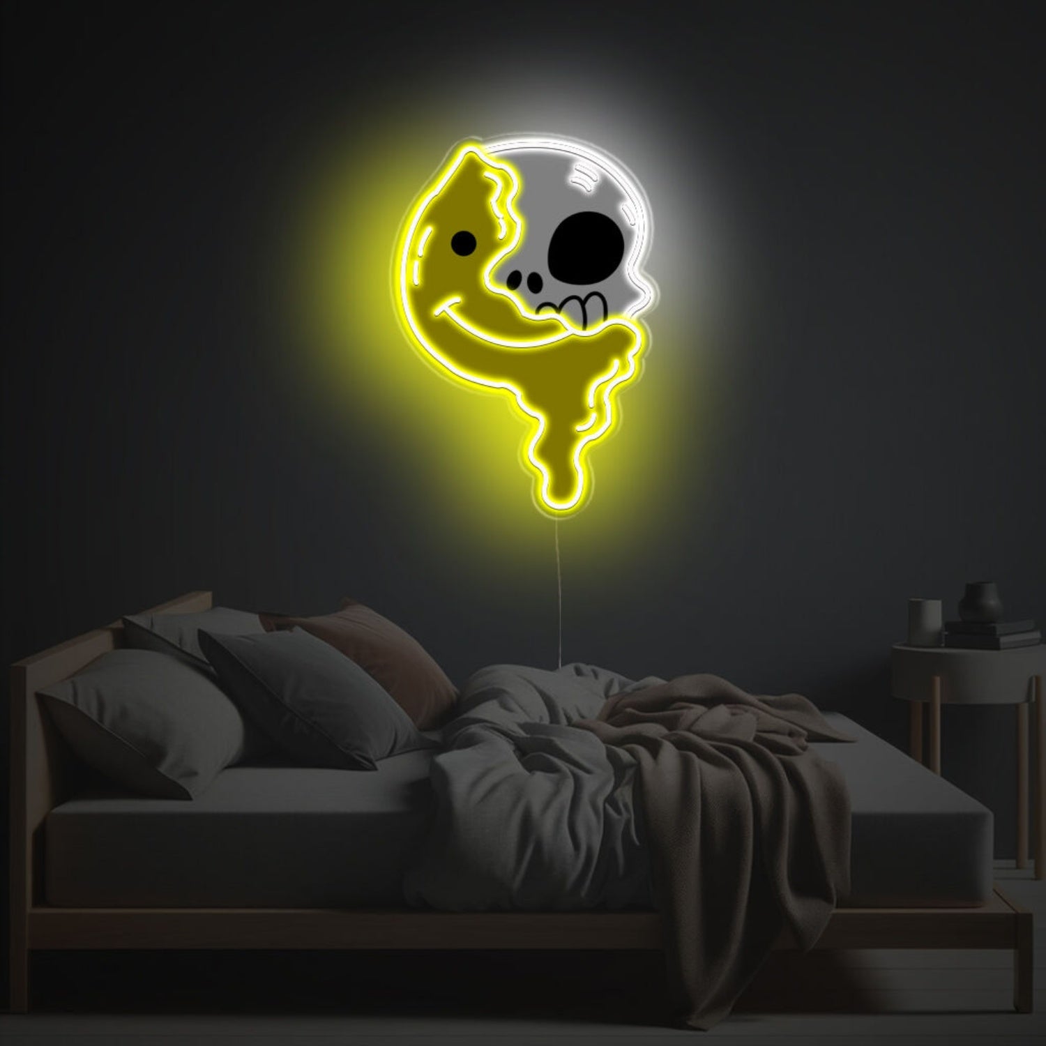 Halloween Melting Smile Led Neon Acrylic Artwork | Shineneon