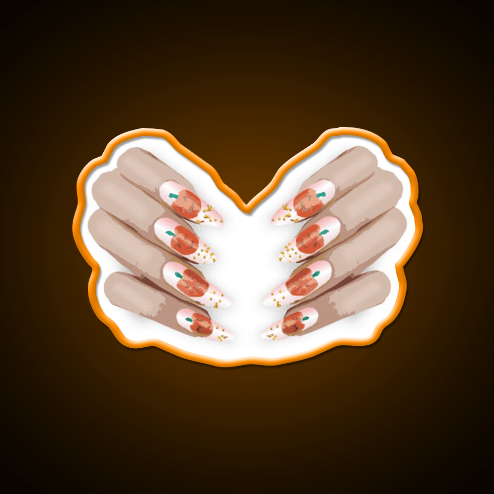 Halloween Nail Art Nail Salon Led Neon Sign Rgb Color - Shineneon