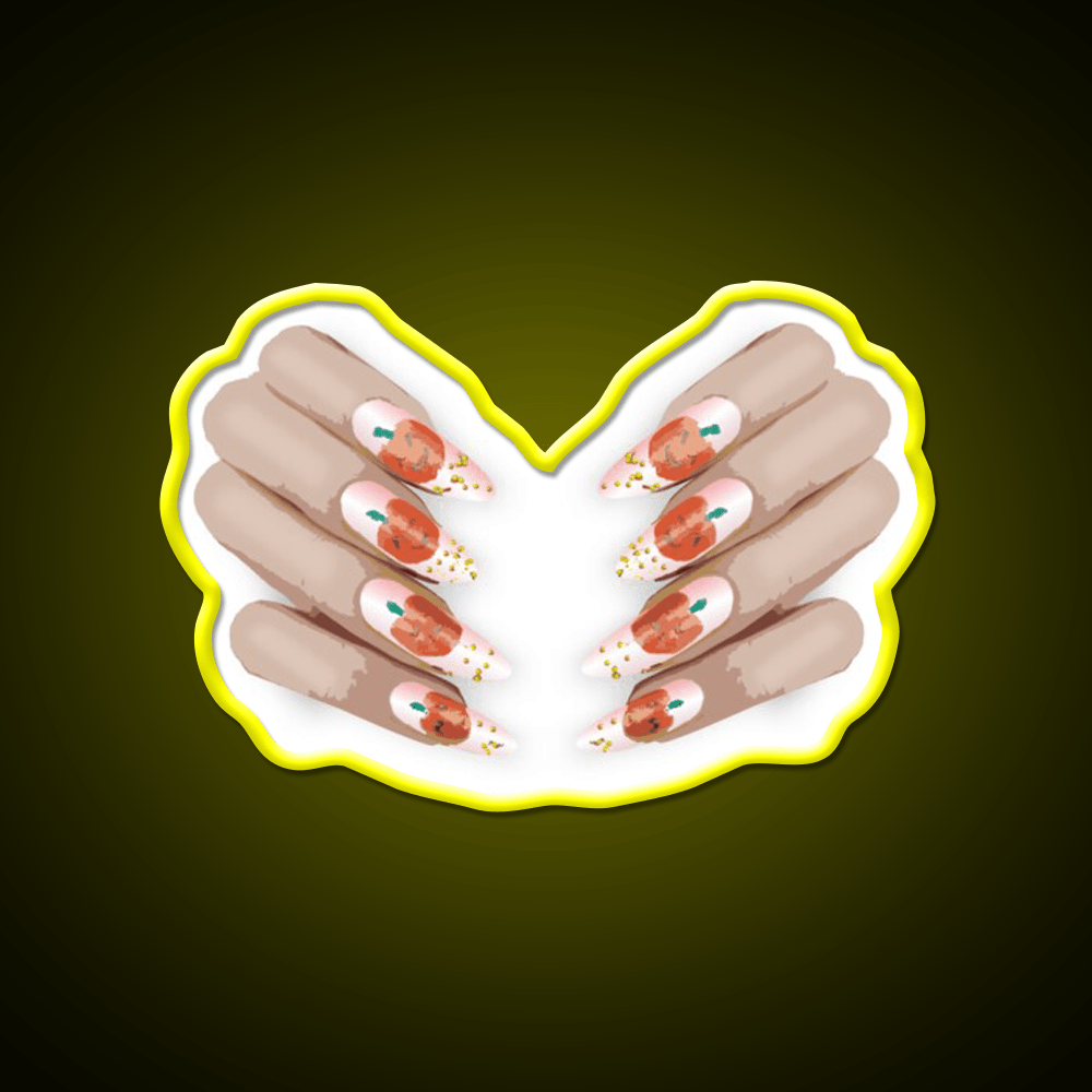 Halloween Nail Art Nail Salon Led Neon Sign Rgb Color - Shineneon