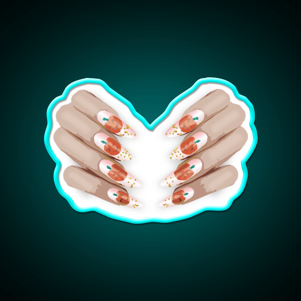 Halloween Nail Art Nail Salon Led Neon Sign Rgb Color - Shineneon