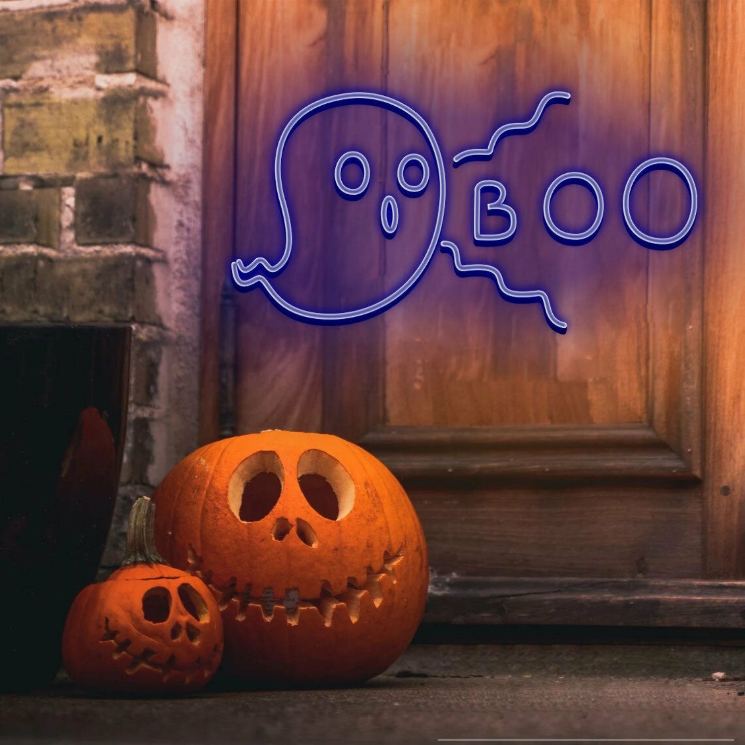 Halloween Neon Sign Ghost Boo Neon Sign | Shineneon