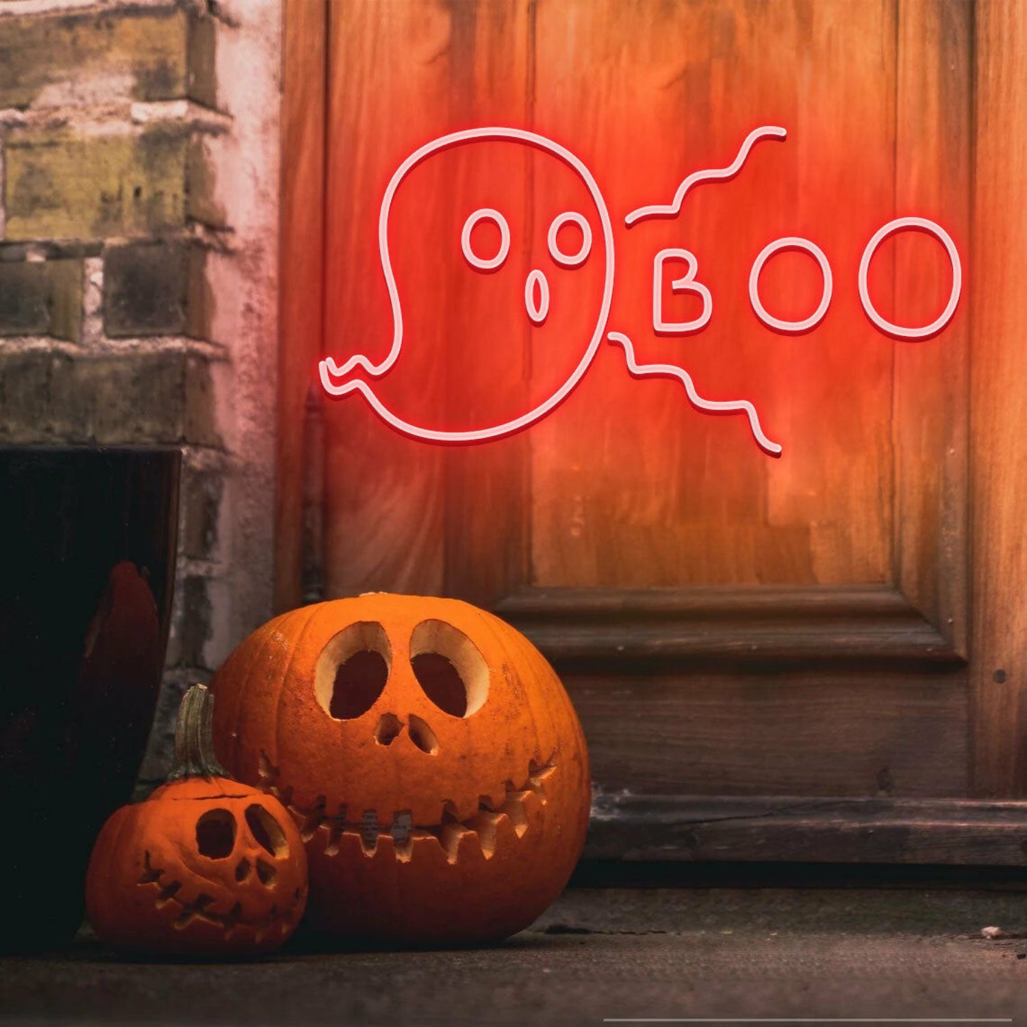 Halloween Neon Sign Ghost Boo Neon Sign | Shineneon