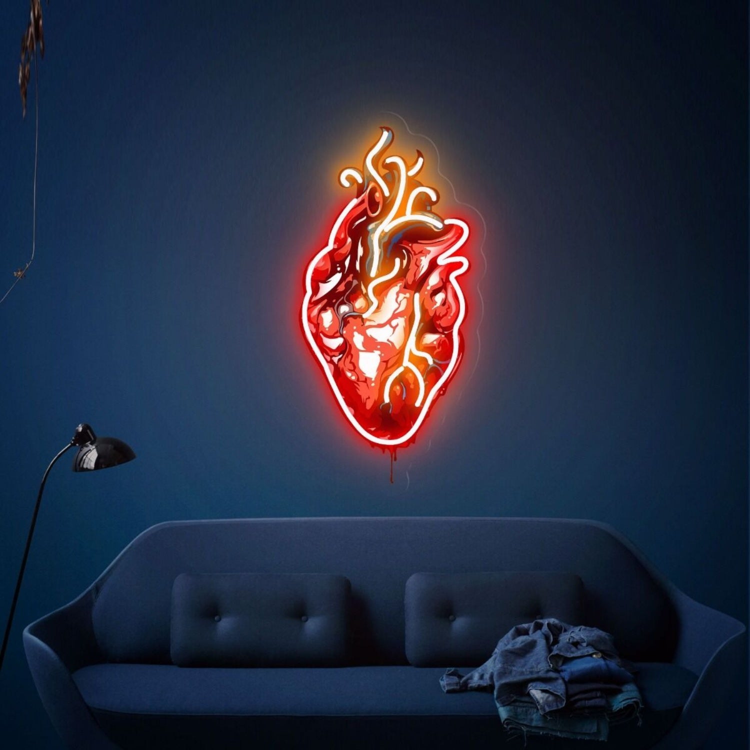 Halloween Party Human Heart Uv Led Neon Sign Led Light | Shineneon