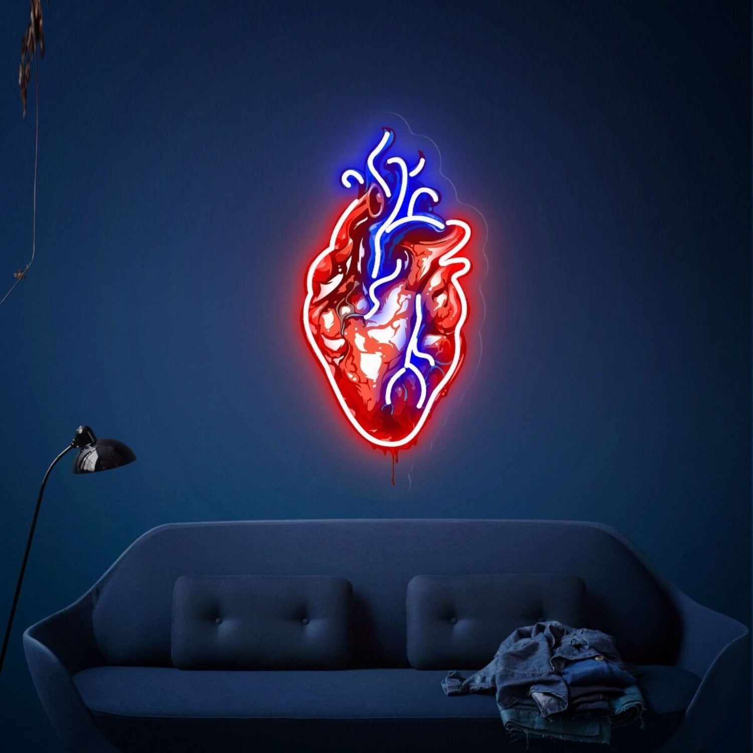 Halloween Party Human Heart Uv Led Neon Sign Led Light - Shineneon