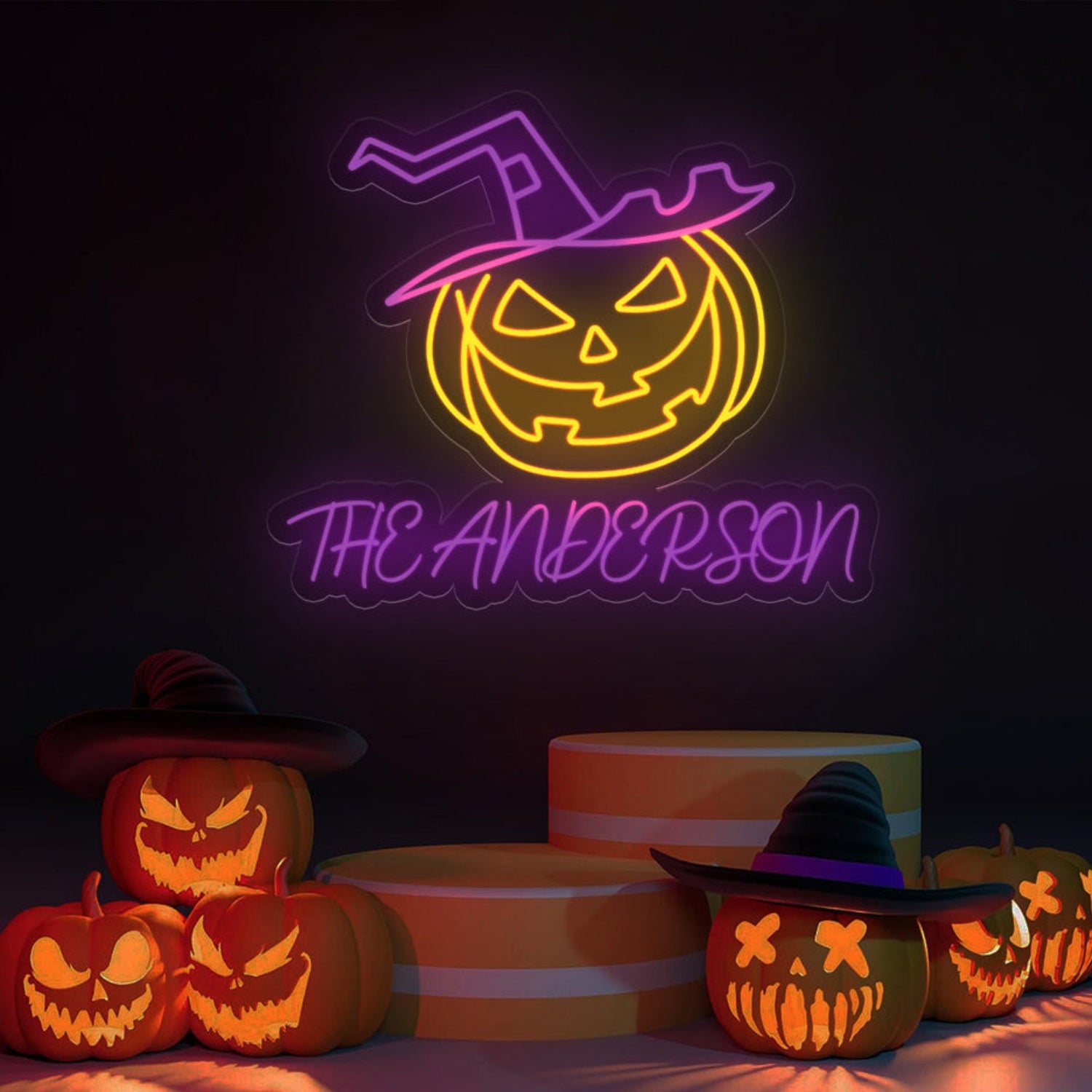 Halloween Pumpkin Custom Neon Light Sign | Shineneon