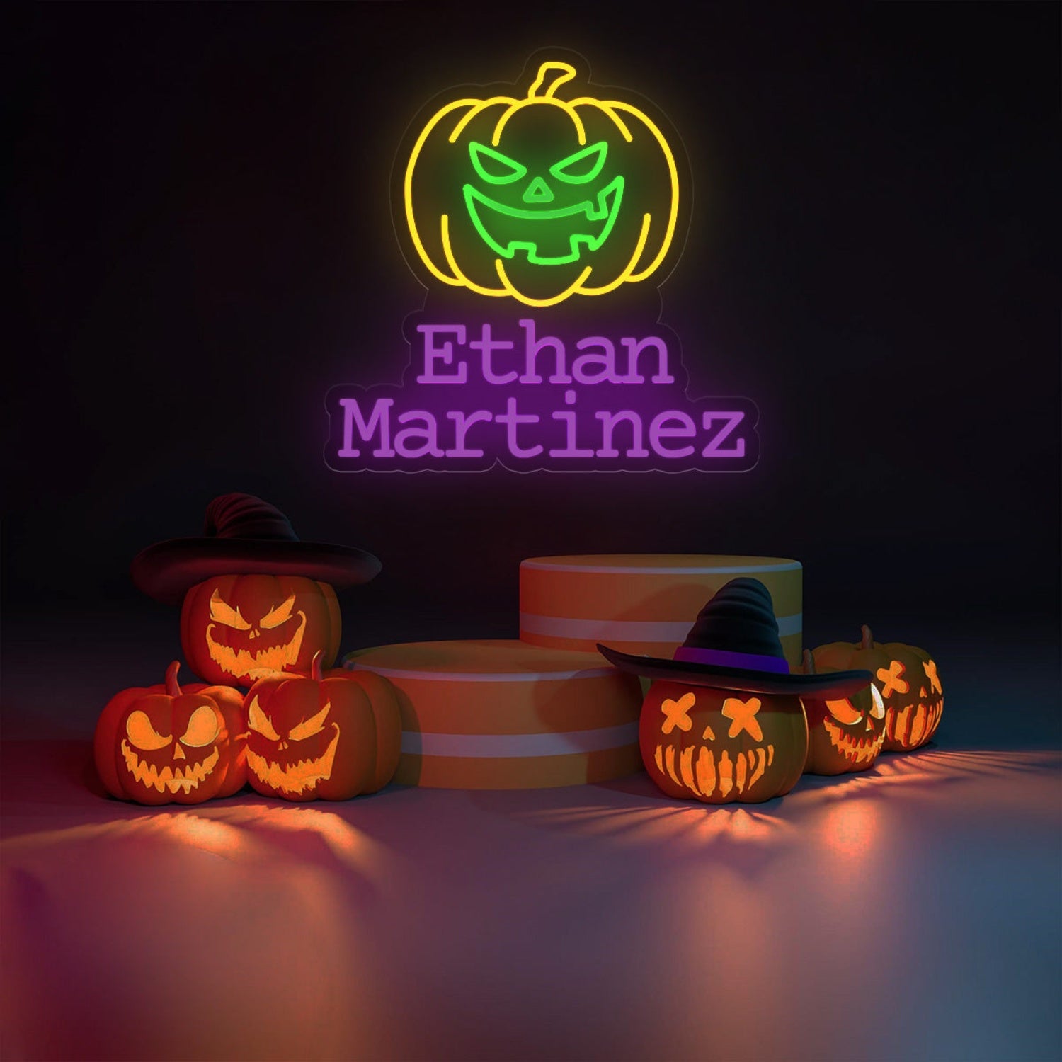 Halloween Pumpkin Custom Neon Light Sign | Shineneon