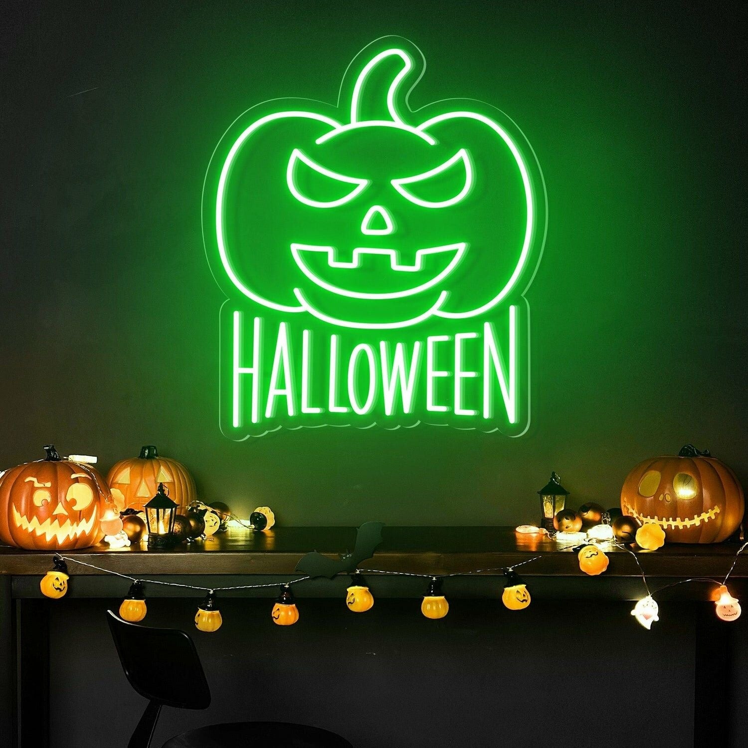 Halloween Pumpkin Neon Sign For Home Bar | Shineneon