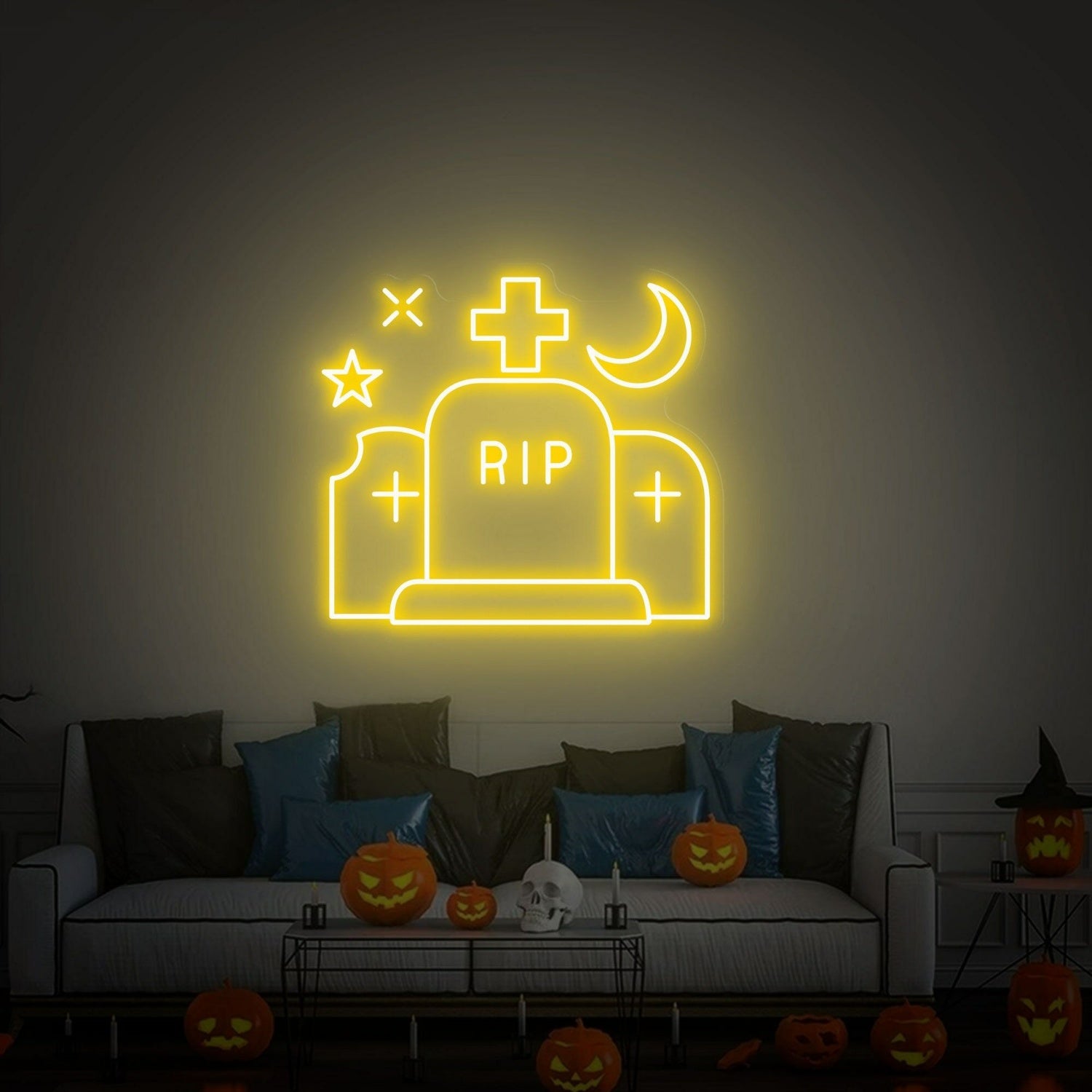 Halloween Tombstone Rip Wall Led Neon Sign | Shineneon