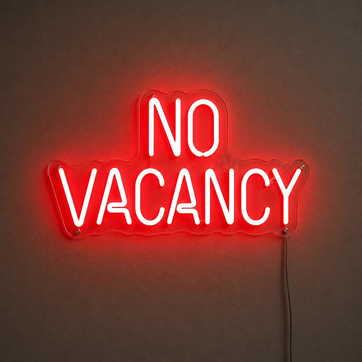 Hallway No Vacancy Neon Sign LED Neon Sign high-converting product image