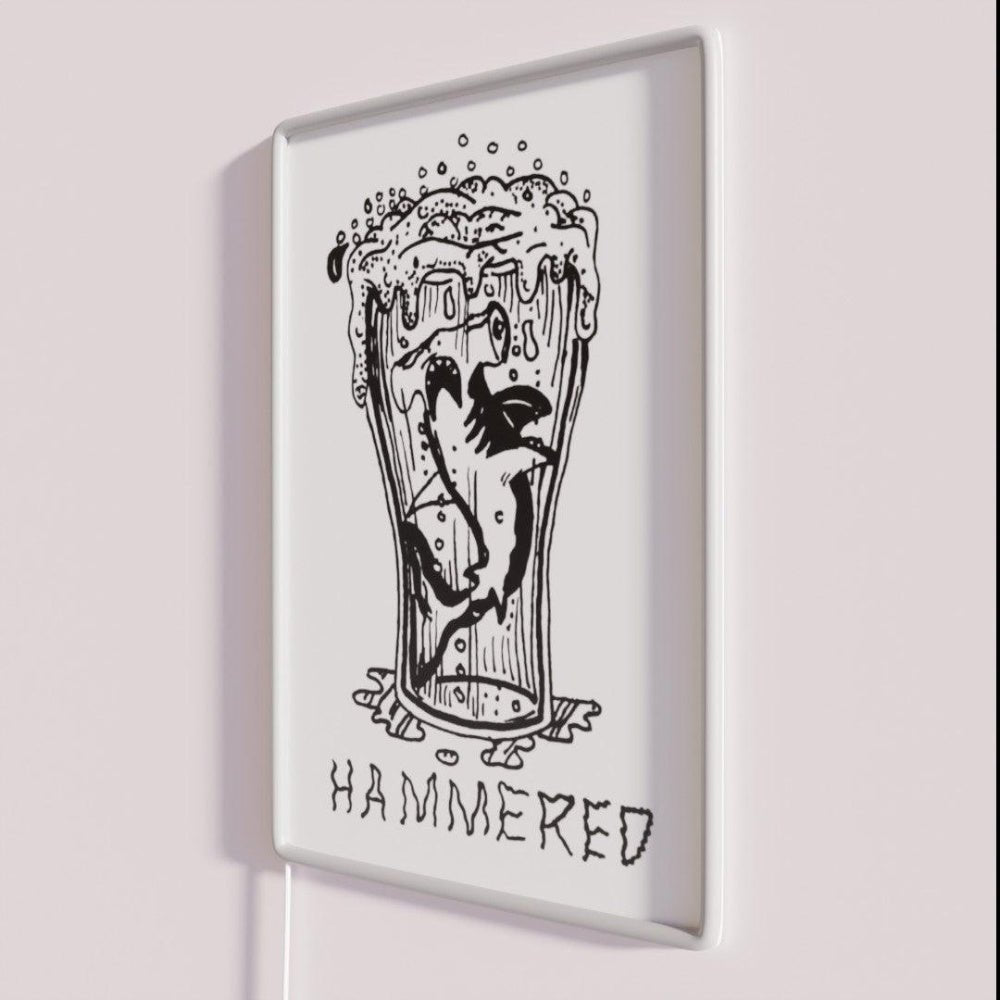 Hammered Hammerhead Shark Rgb Led Neon Sign - Shineneon