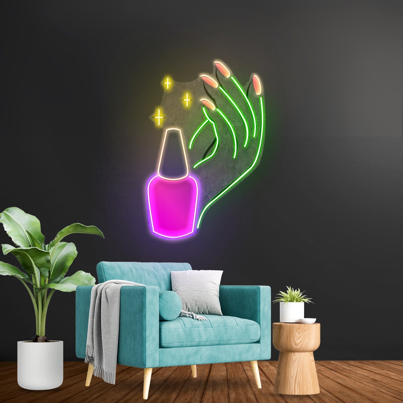 Hand Care Led Neon Sign Light Custom Led Signs - Shineneon
