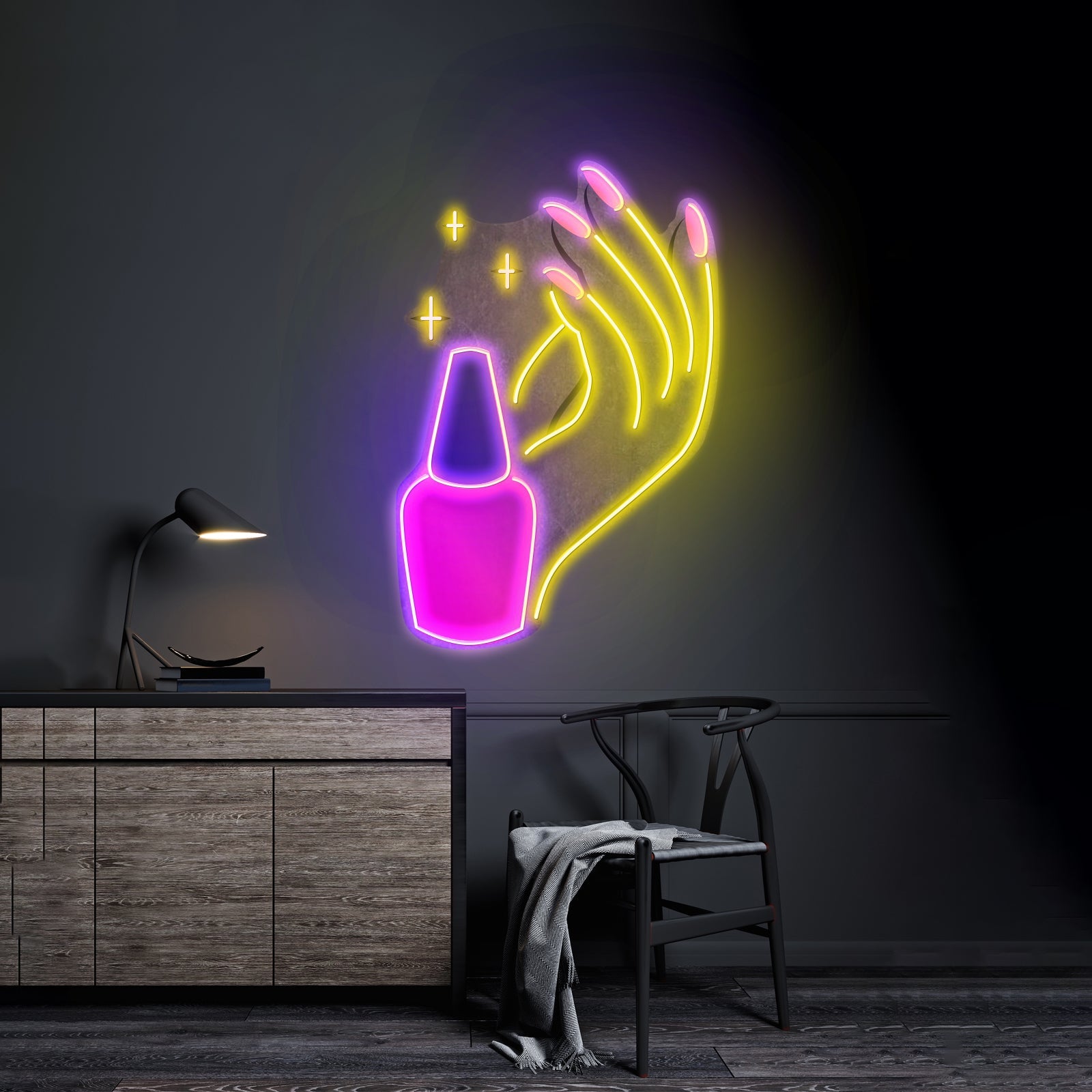 Hand Care Led Neon Sign Light Custom Led Signs - Shineneon