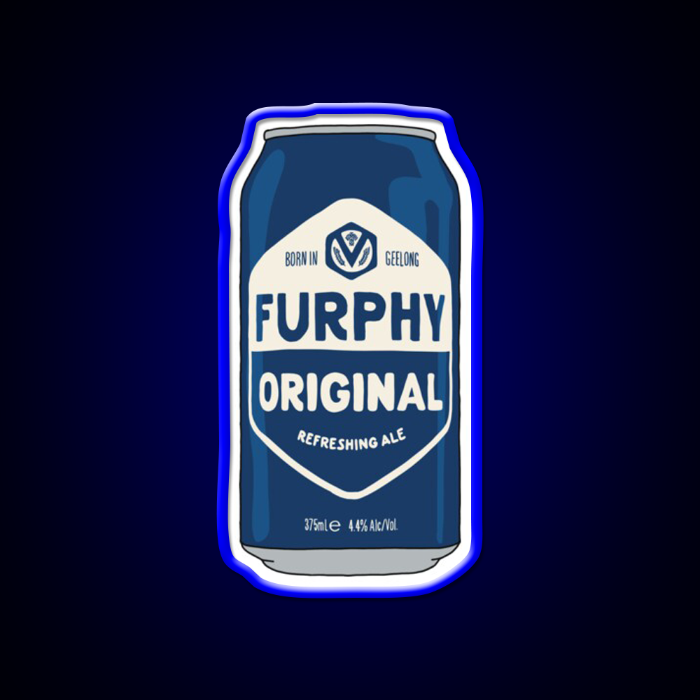Hand Drawn Furphy Original Can Beer Bar Decor Led Neon Sign Rgb Color - LED neon sign view 5