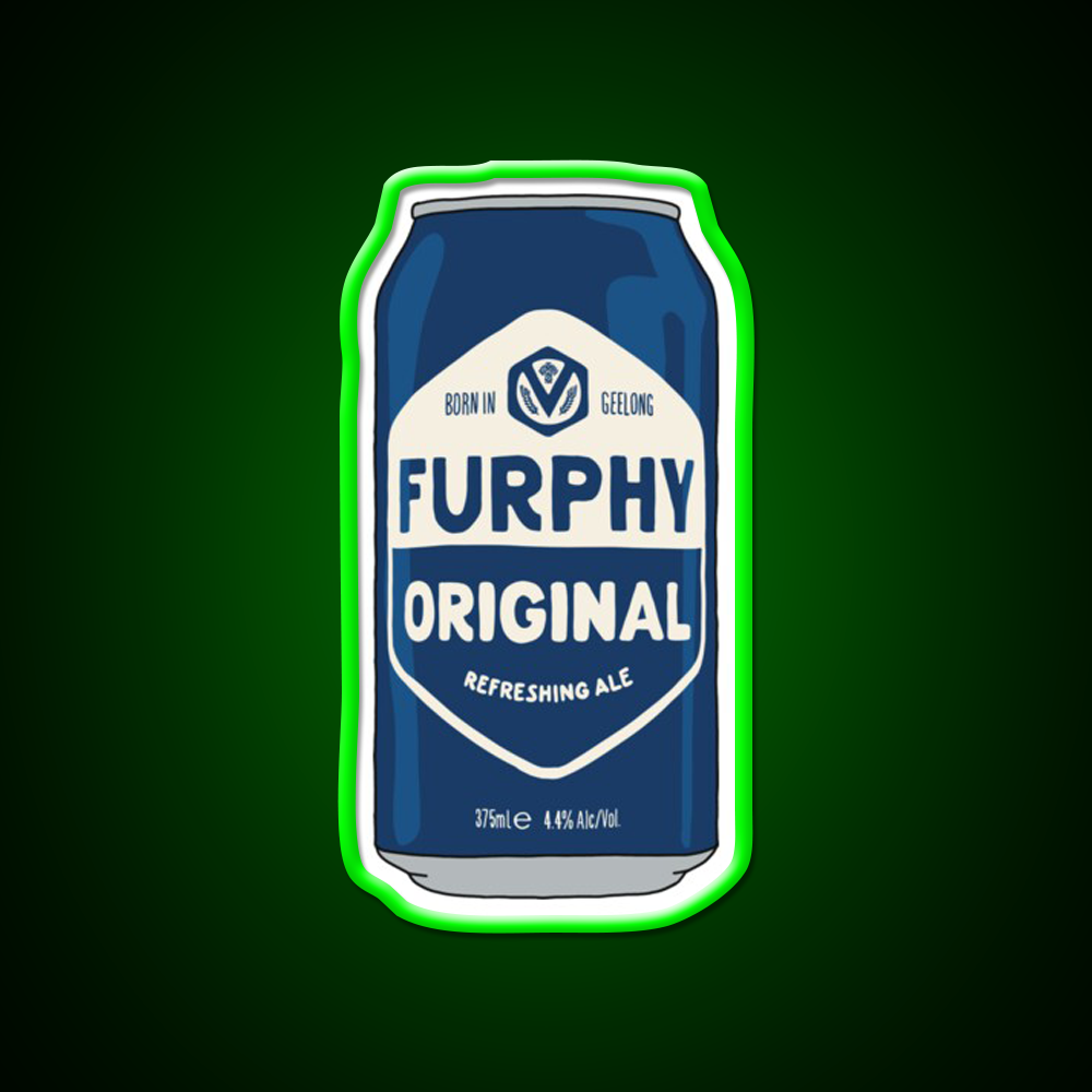 Hand Drawn Furphy Original Can Beer Bar Decor Led Neon Sign Rgb Color - LED neon sign view 8