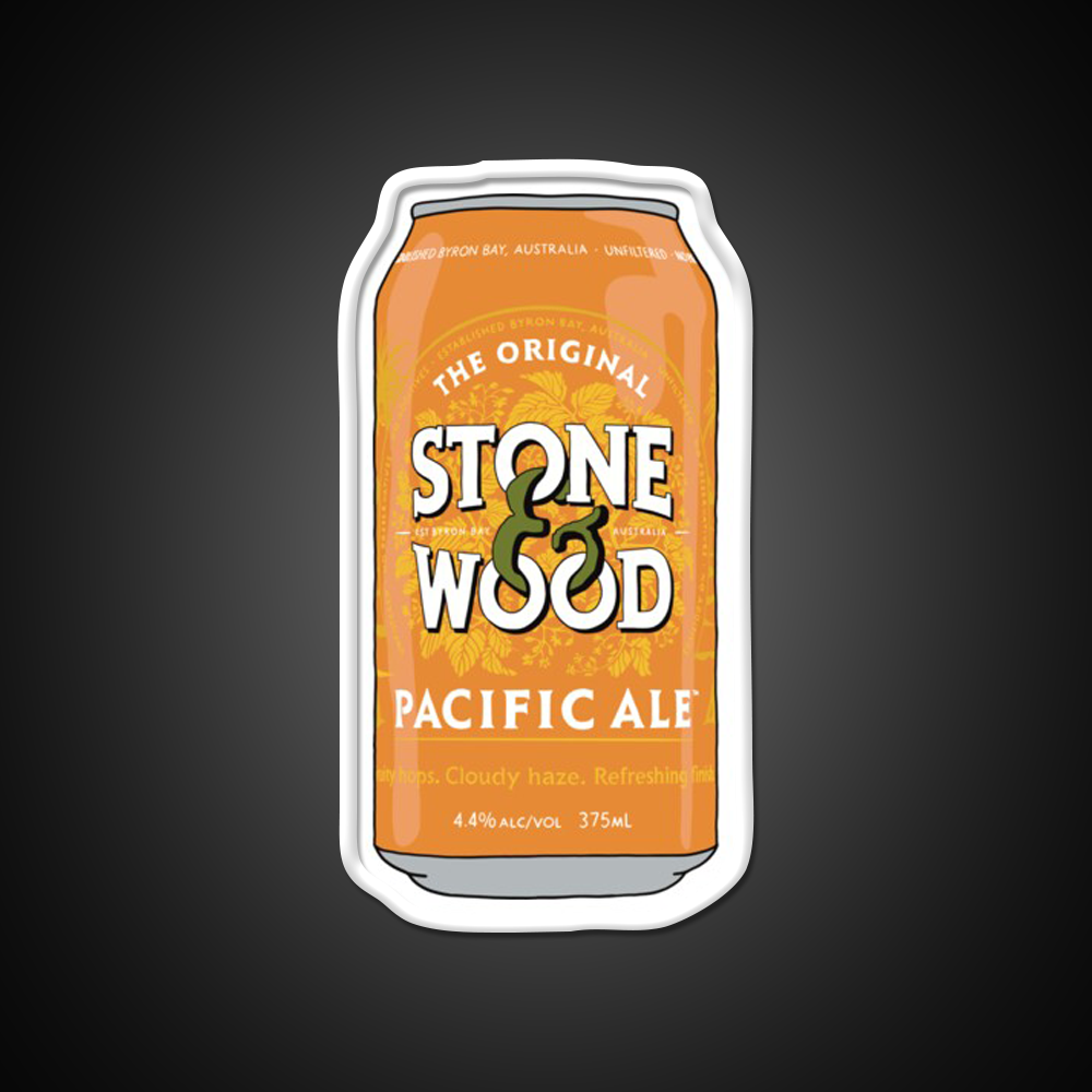 Hand Drawn Stone Wood Can Beer Bar Decor Led Neon Sign Rgb Color - LED neon sign view 11