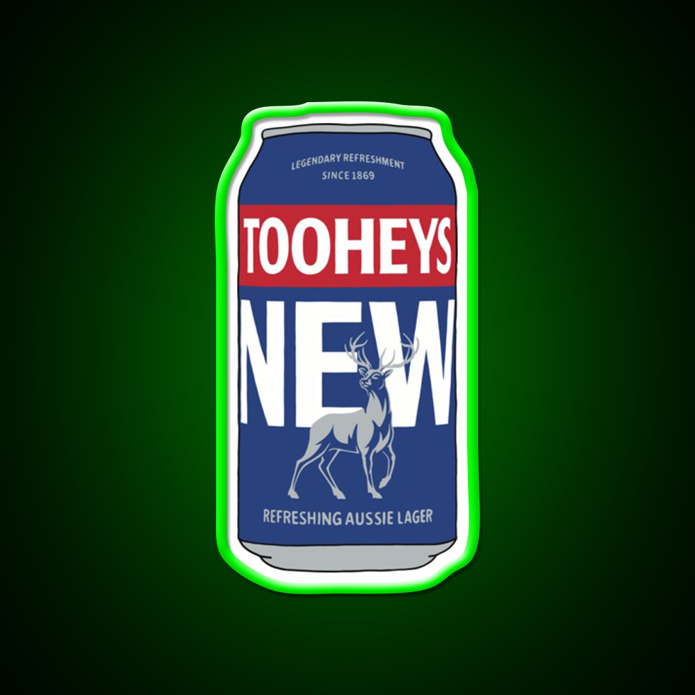 Hand Drawn Tooheys New 2023 Can Beer Bar Decor Led Neon Sign Rgb Color - LED neon sign view 8