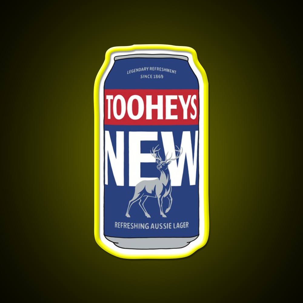Hand Drawn Tooheys New 2023 Can Beer Bar Decor Led Neon Sign Rgb Color - LED neon sign view 7