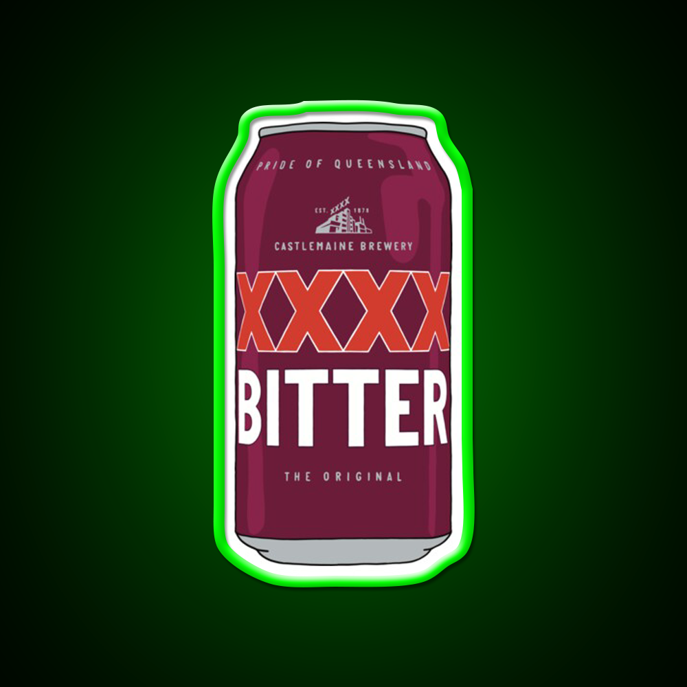 Hand Drawn Xxxx Bitter Can Beer Bar Decor Led Neon Sign Rgb Color - LED neon sign view 8