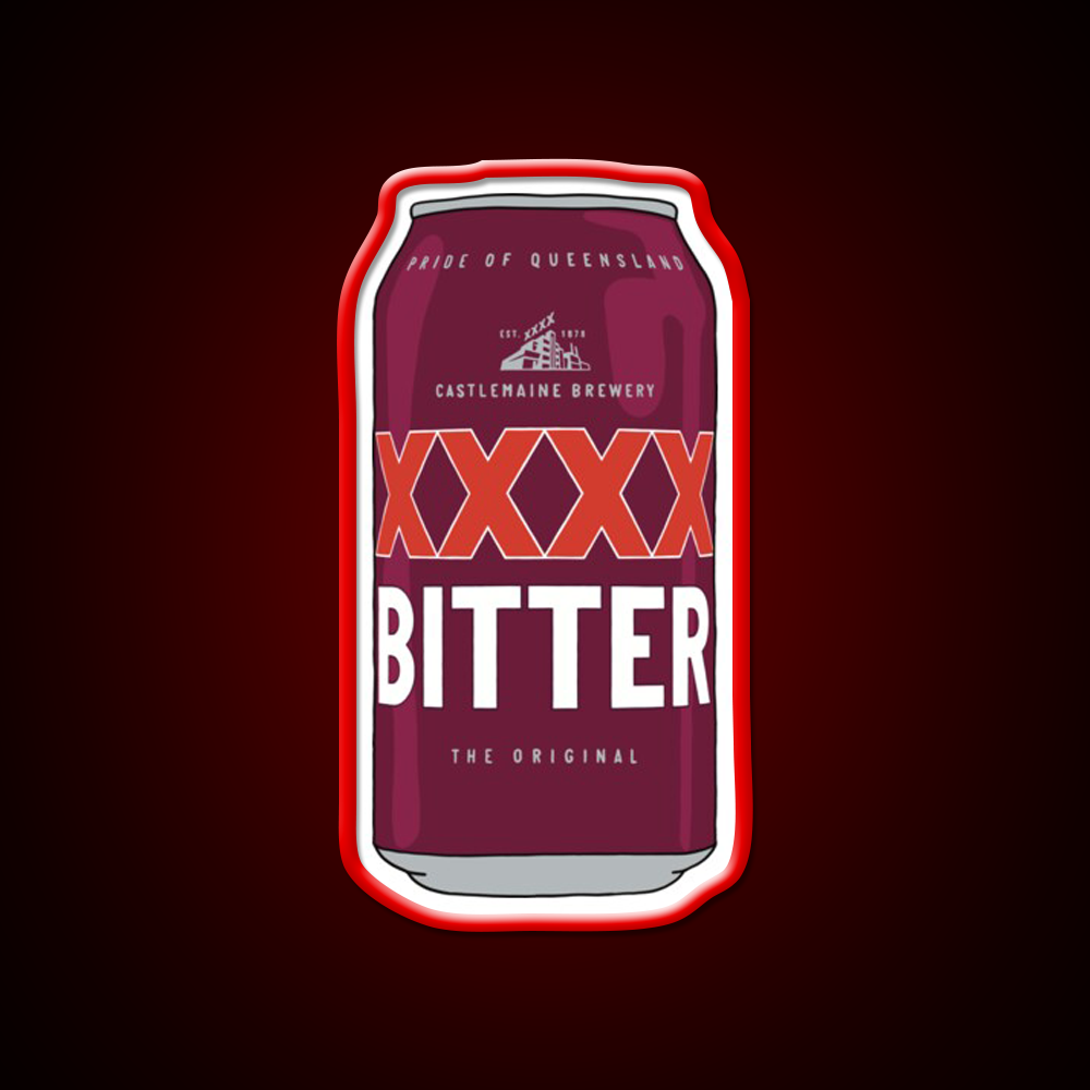 Hand Drawn Xxxx Bitter Can Beer Bar Decor Led Neon Sign Rgb Color - LED neon sign view 10