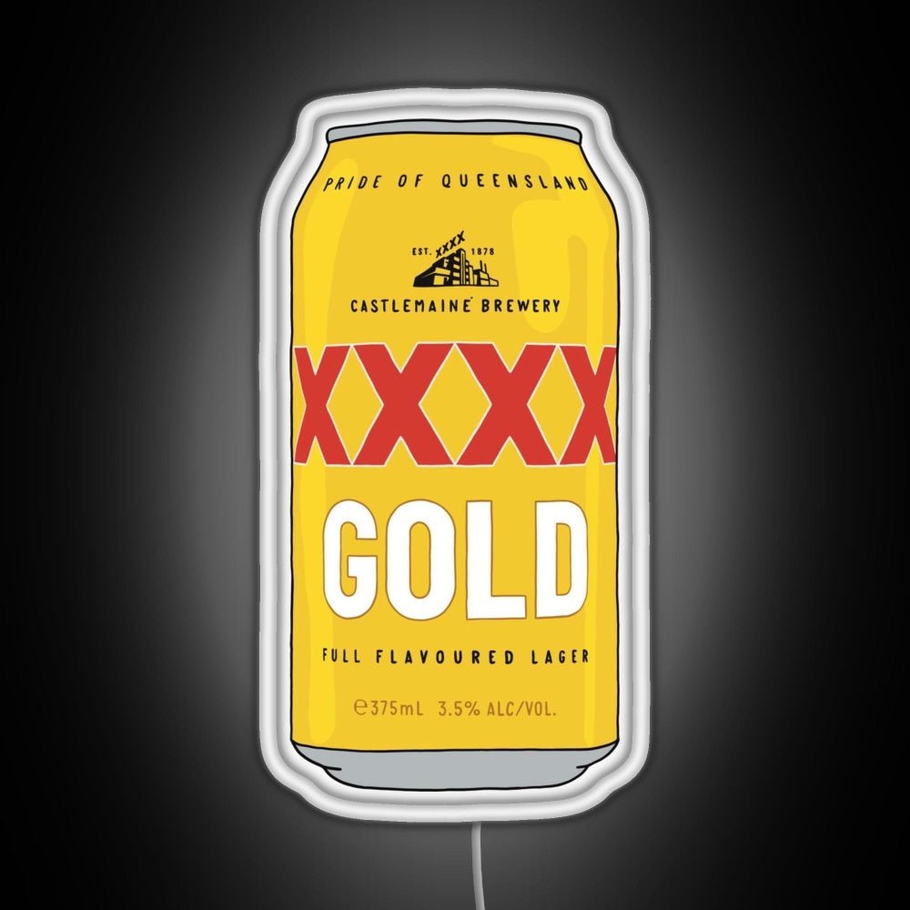 Hand Drawn Xxxx Gold Can Rgb Led Neon Sign Pop Wall Art - Shineneon