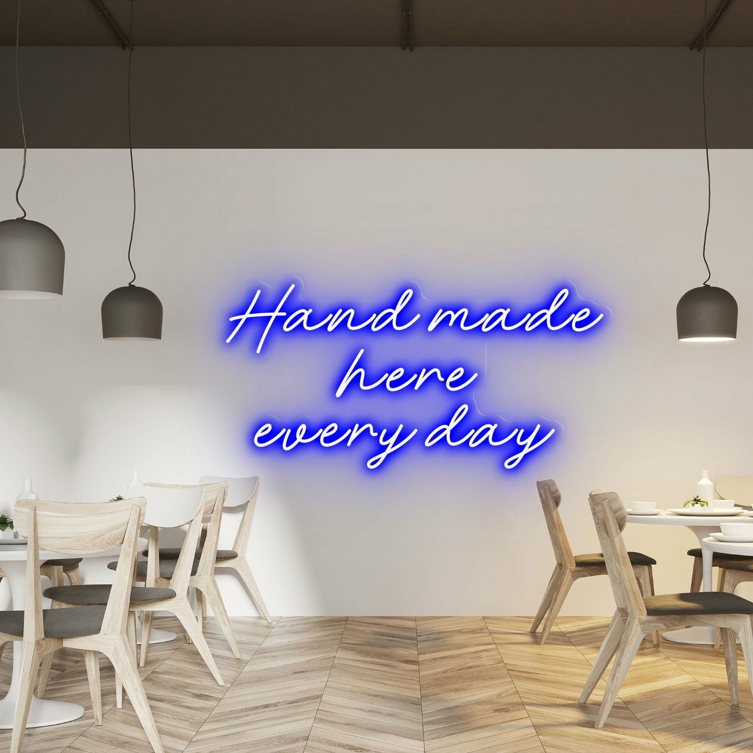 Hand Made Here Every Day Highlight Craftsmanship With Neon Art | Shineneon