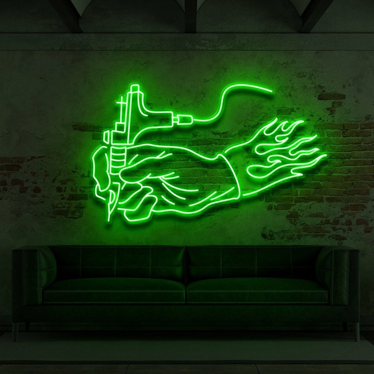 Hand Of An Artist For Tattoo Studio Led Neon Sign For Tattoo Studios | Shineneon