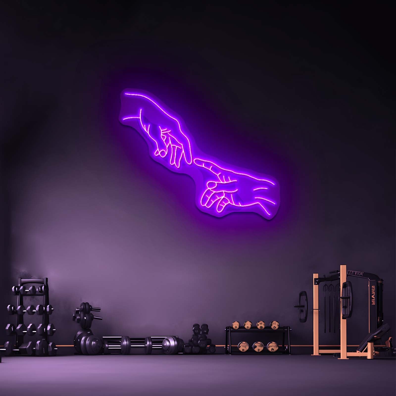 Hand Of God Led Neon Sign