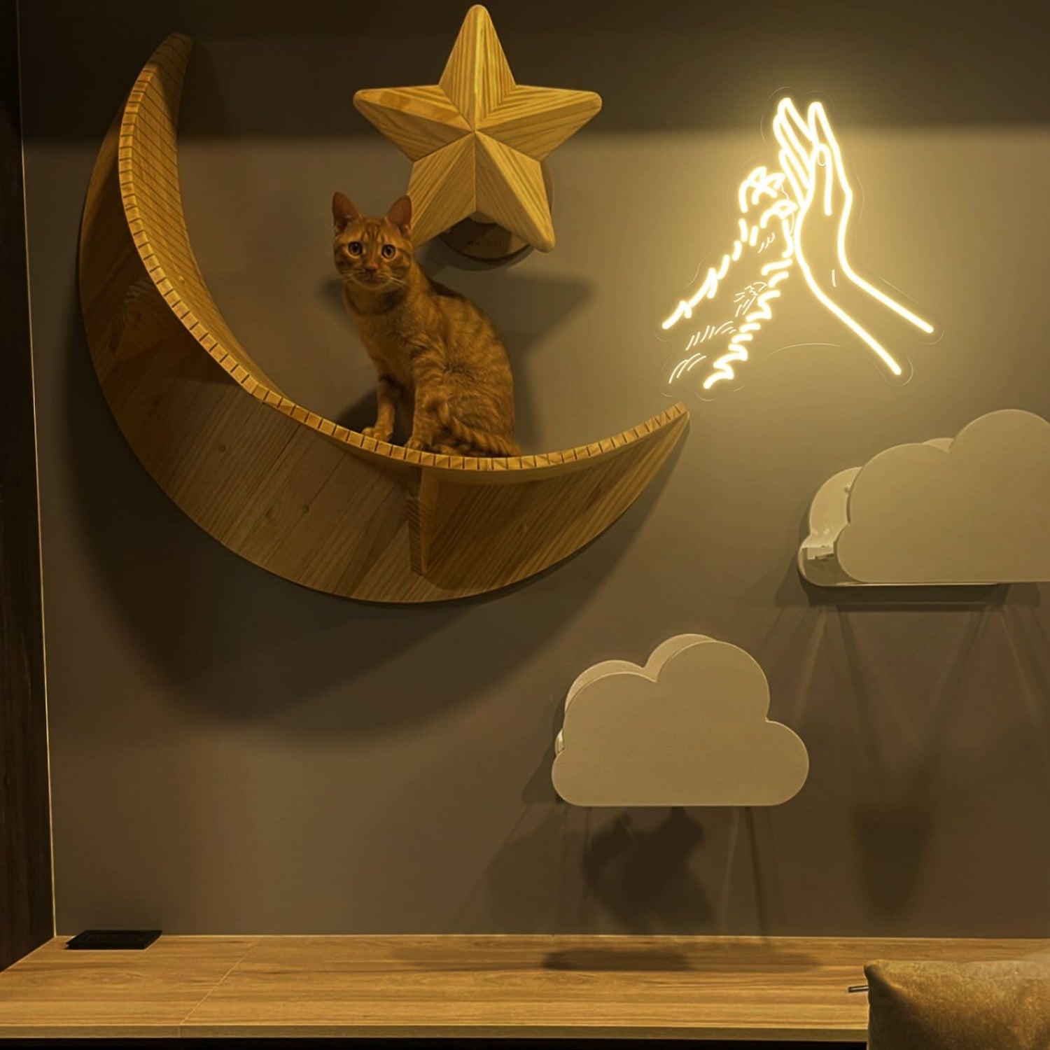 Hand Paw Neon Sign For Pets House | Shineneon