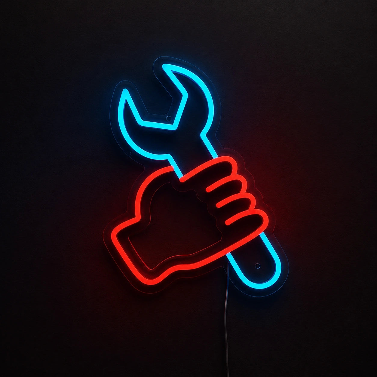 Hand Wrench Neon Sign LED Neon Sign main product image
