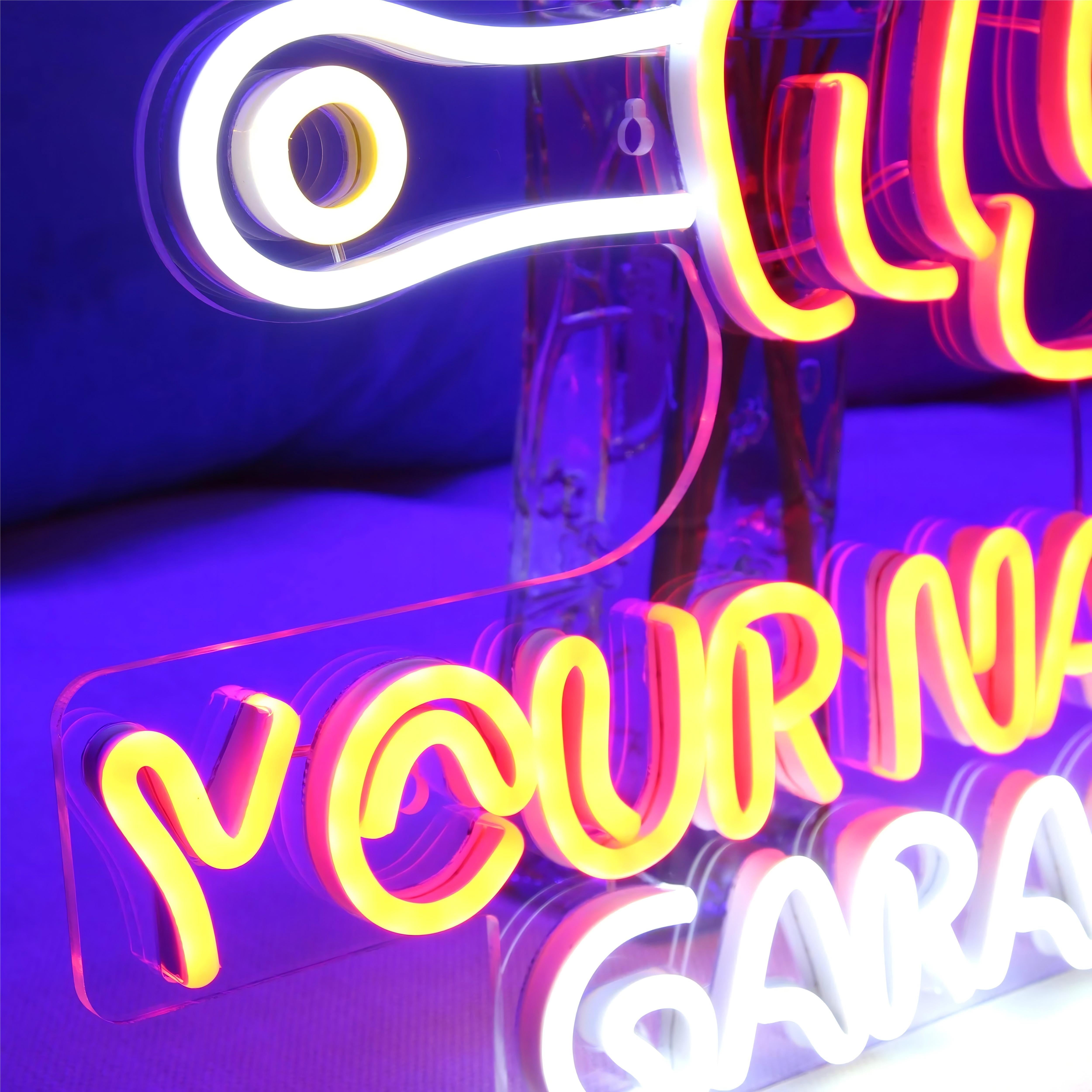 Name Personalized Neon Sign for Bar Business home & Christmas Gift