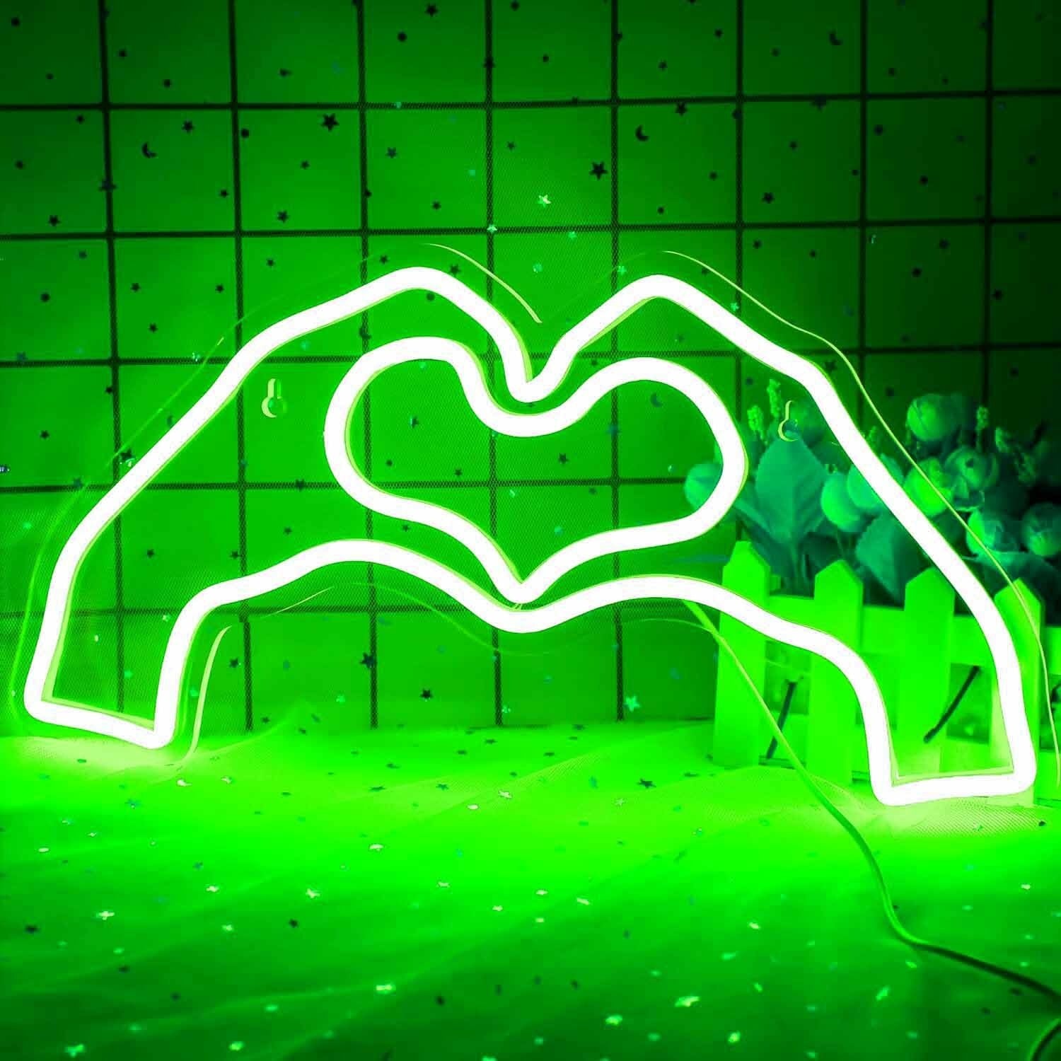 Hands Forming Heart Shape Neon Light | Shineneon