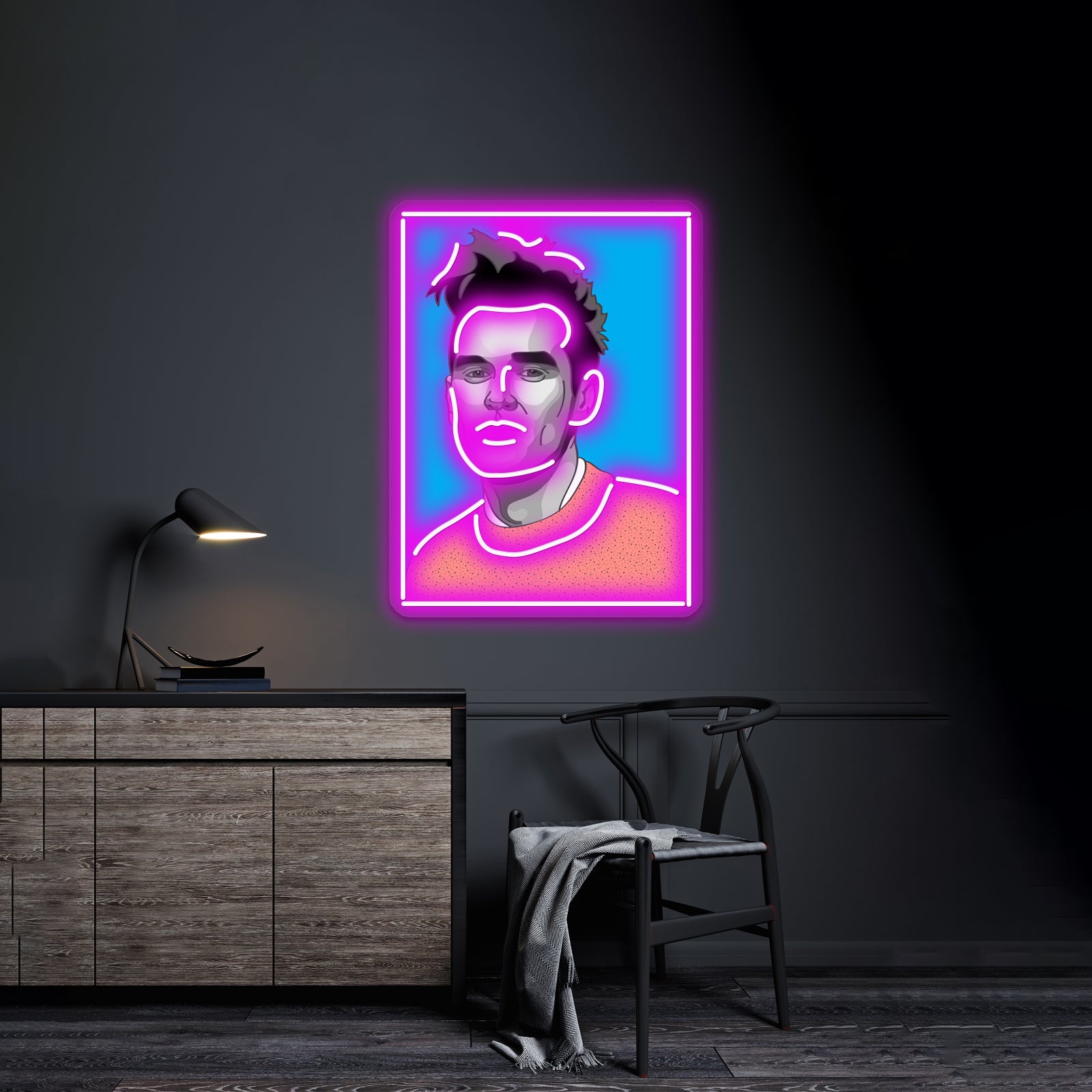 Handsome Devil Artwork Large Neon Signs | Shineneon