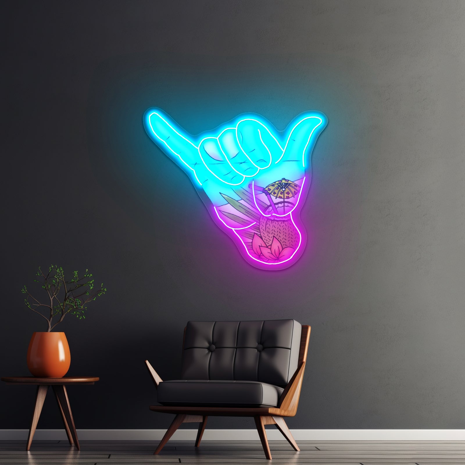 Hang Loose Beach Neon Signs For Sale