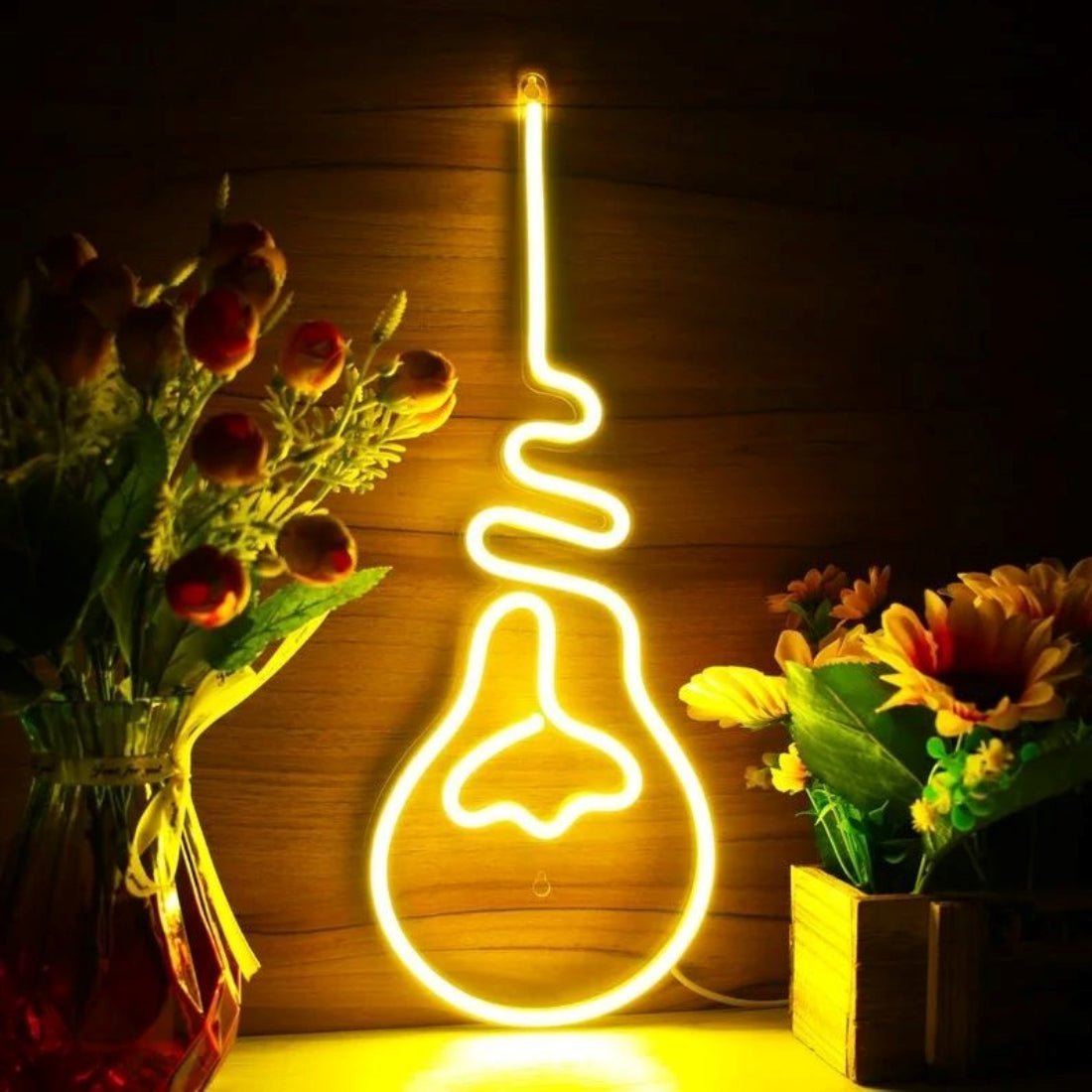 Hanging Light Bulb Neon Signs Neon Lights Led Neon Signs - Shineneon