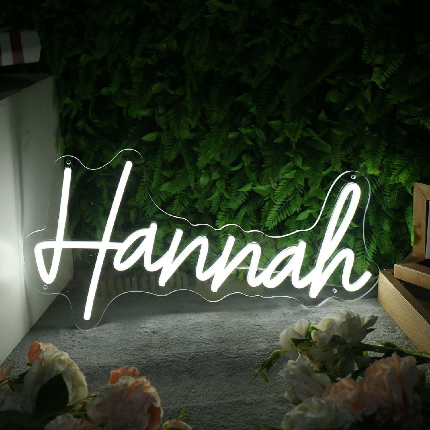 Hannah White Led Neon Sign - Shineneon