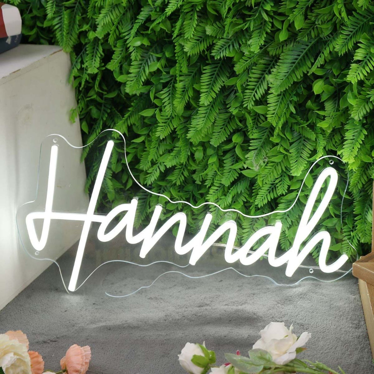 Hannah White Led Neon Sign - Shineneon