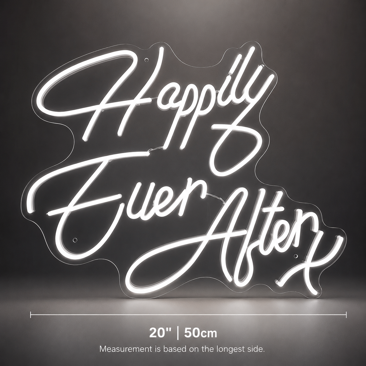 Happily Ever After LED Neon Sign Wall Neon Sign - 04 Size Image
