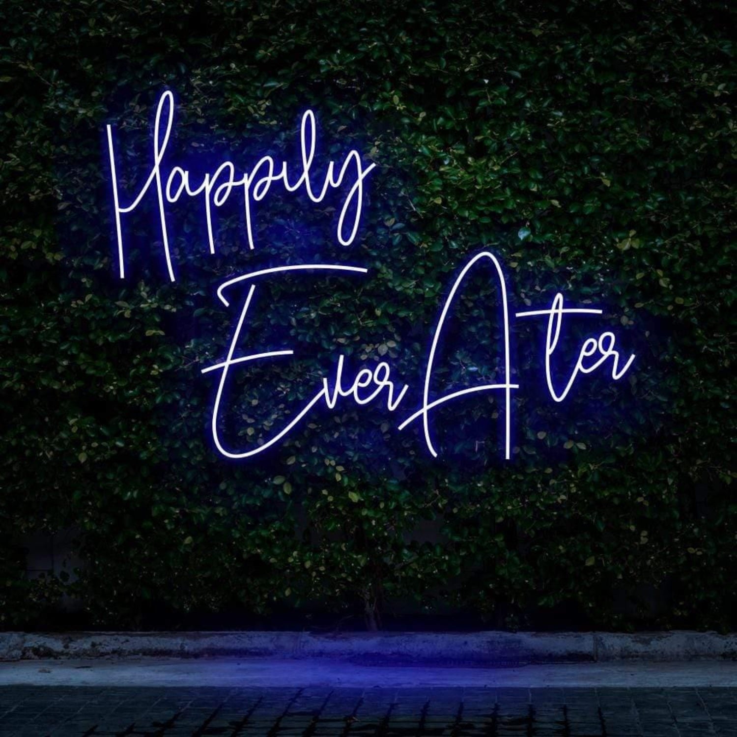 Happily Ever After Soft Pink-Purple Led Neon Sign For Wedding Outdoor Decor | Shineneon