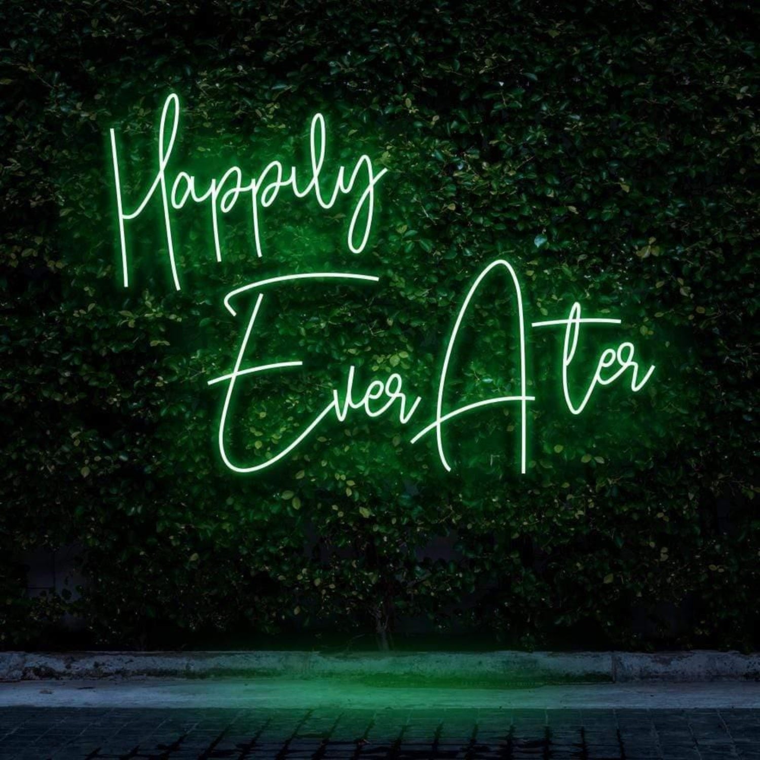 Happily Ever After Soft Pink-Purple Led Neon Sign For Wedding Outdoor Decor | Shineneon