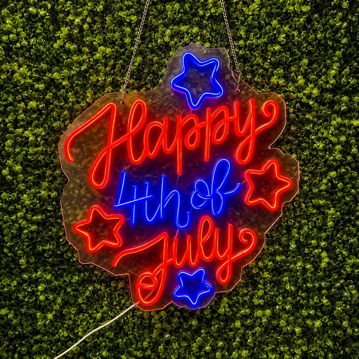Happy 4th Of July LED Neon Sign - Shineneon