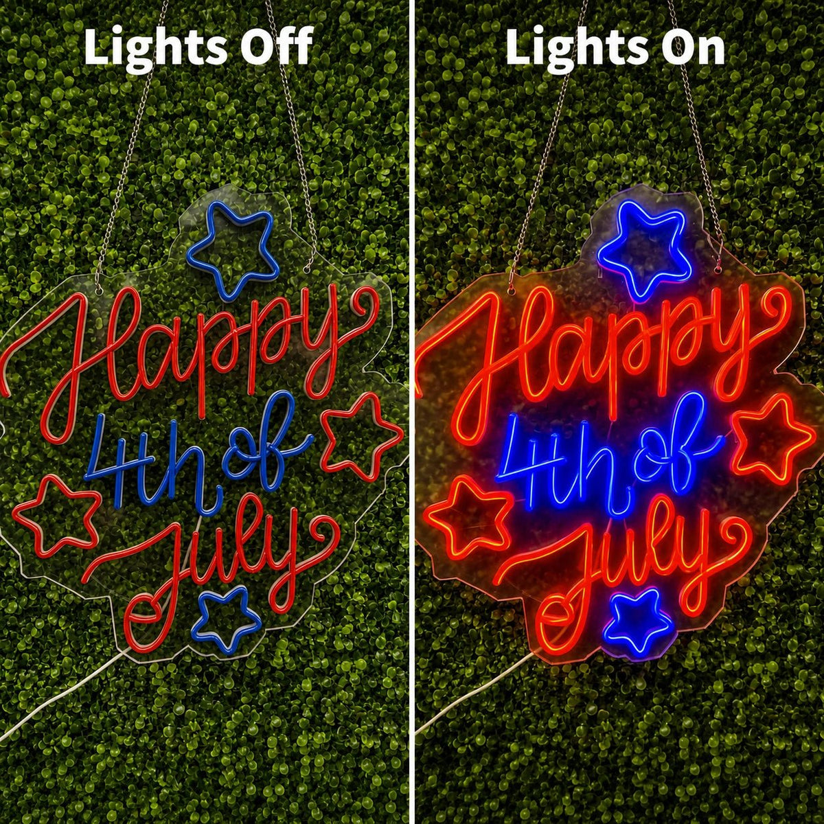 Happy 4th Of July LED Neon Sign - Shineneon