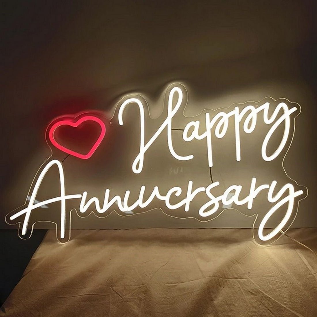 Happy Anniversary Led Sign Business Neon Sign - Shineneon
