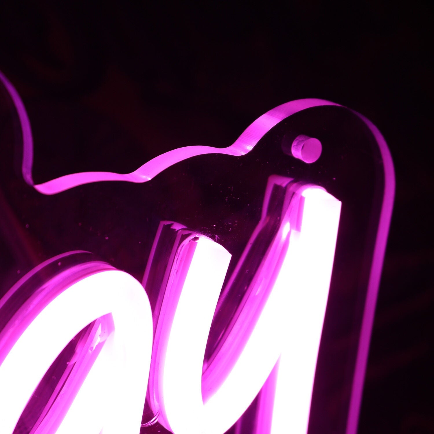 Happy Bday Purple Neon Sign | Shineneon
