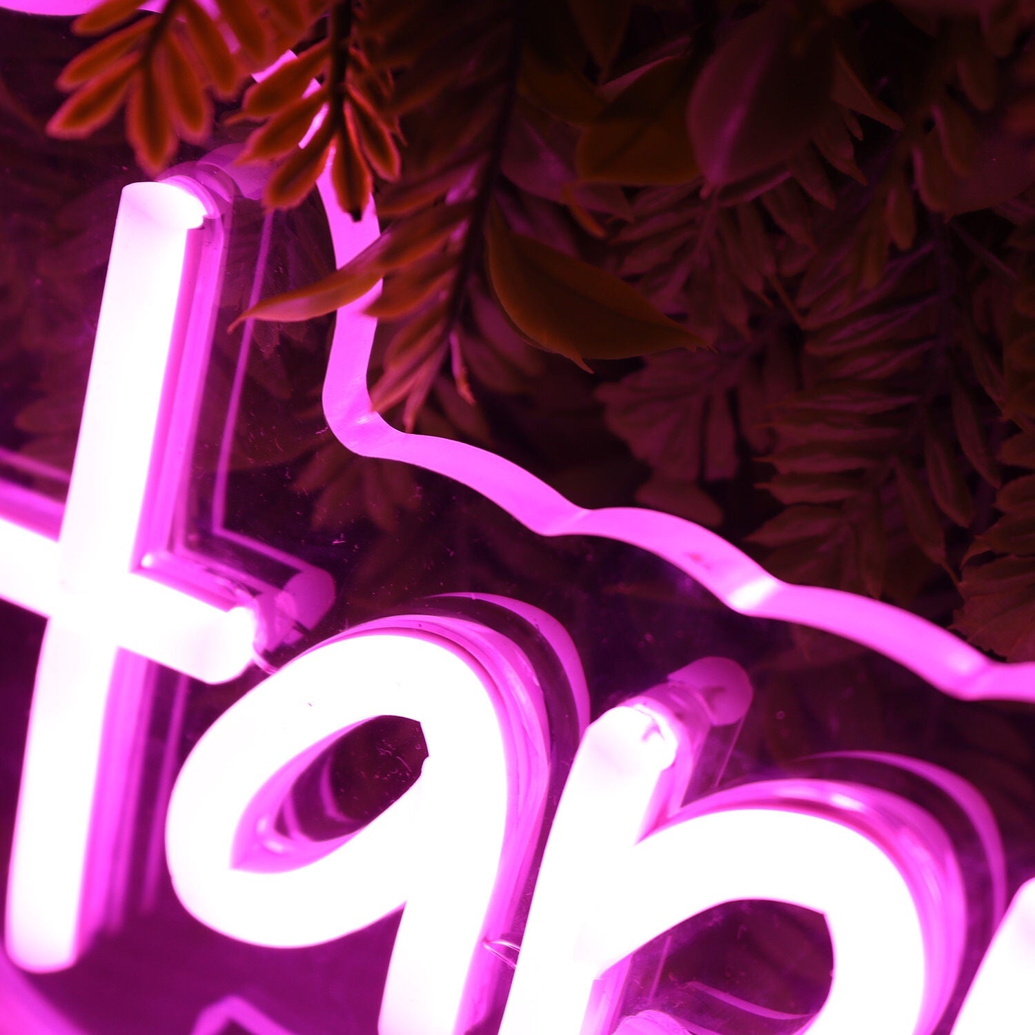 Happy Bday Purple Neon Sign | Shineneon