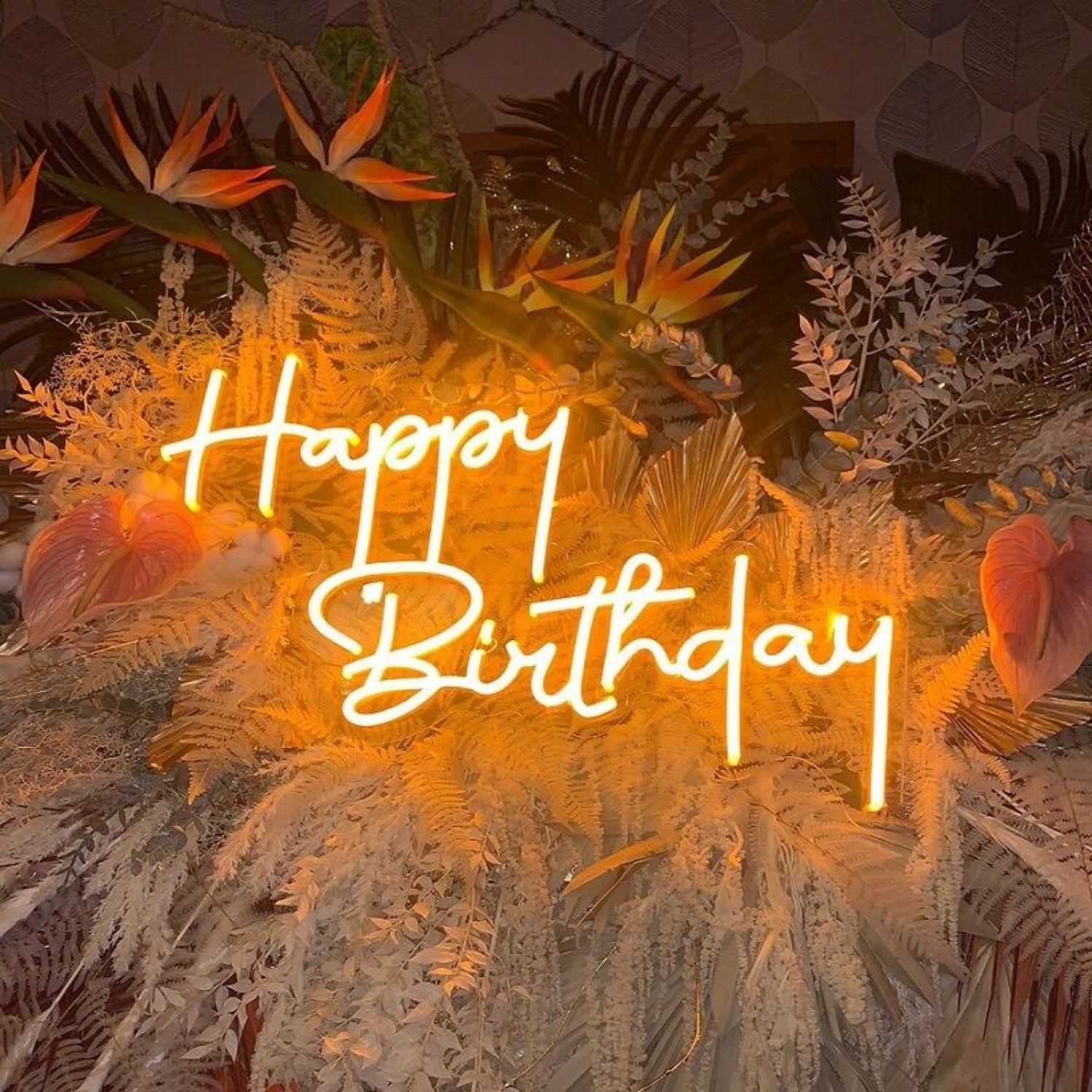 Happy Birthday Celebration Deco Neon Sign | Shineneon