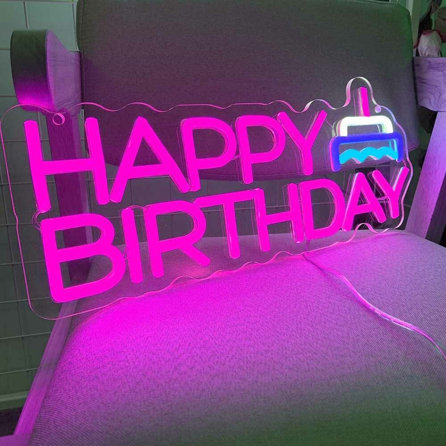 Happy Birthday Celebration Neon Sign | Shineneon