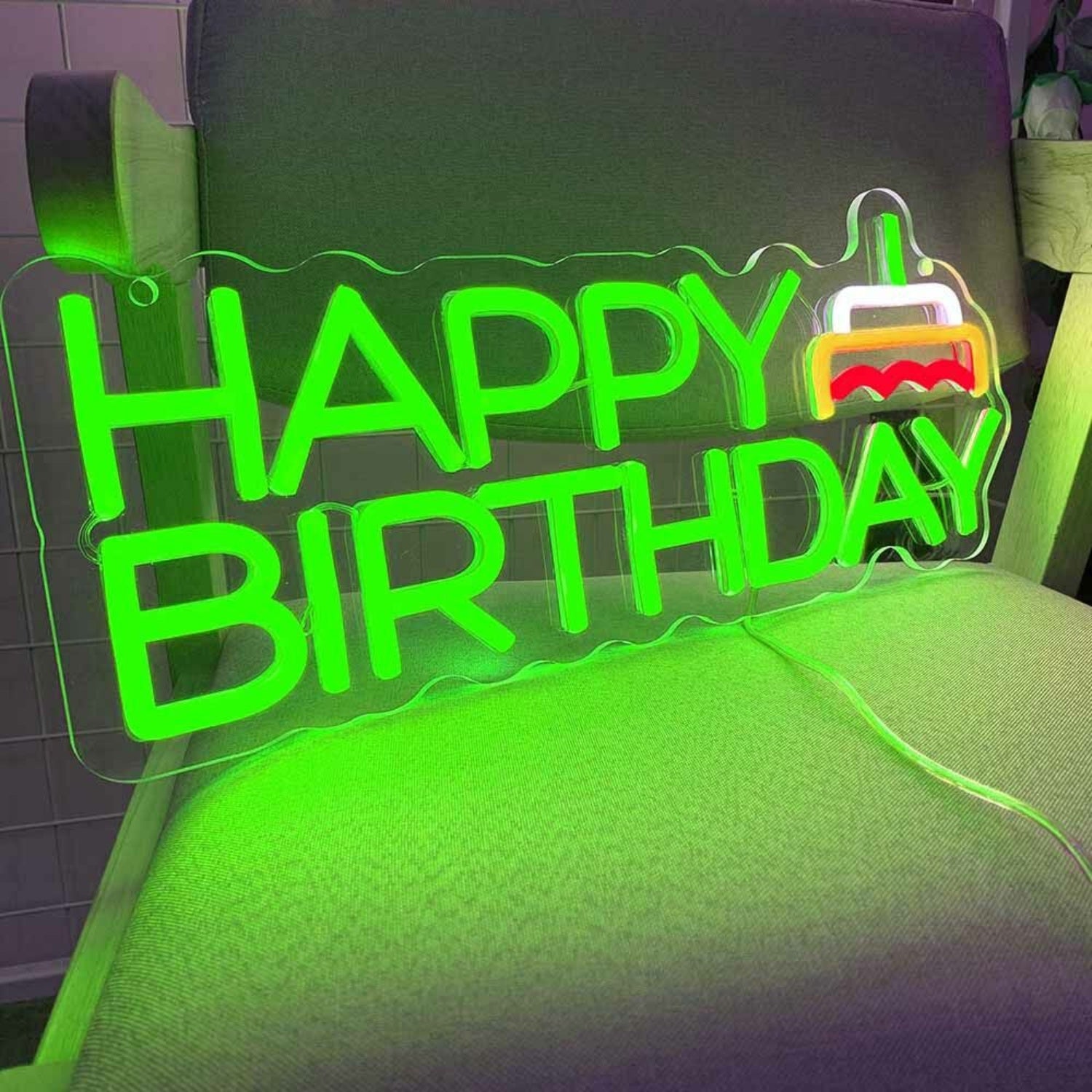 Happy Birthday Celebration Neon Sign | Shineneon