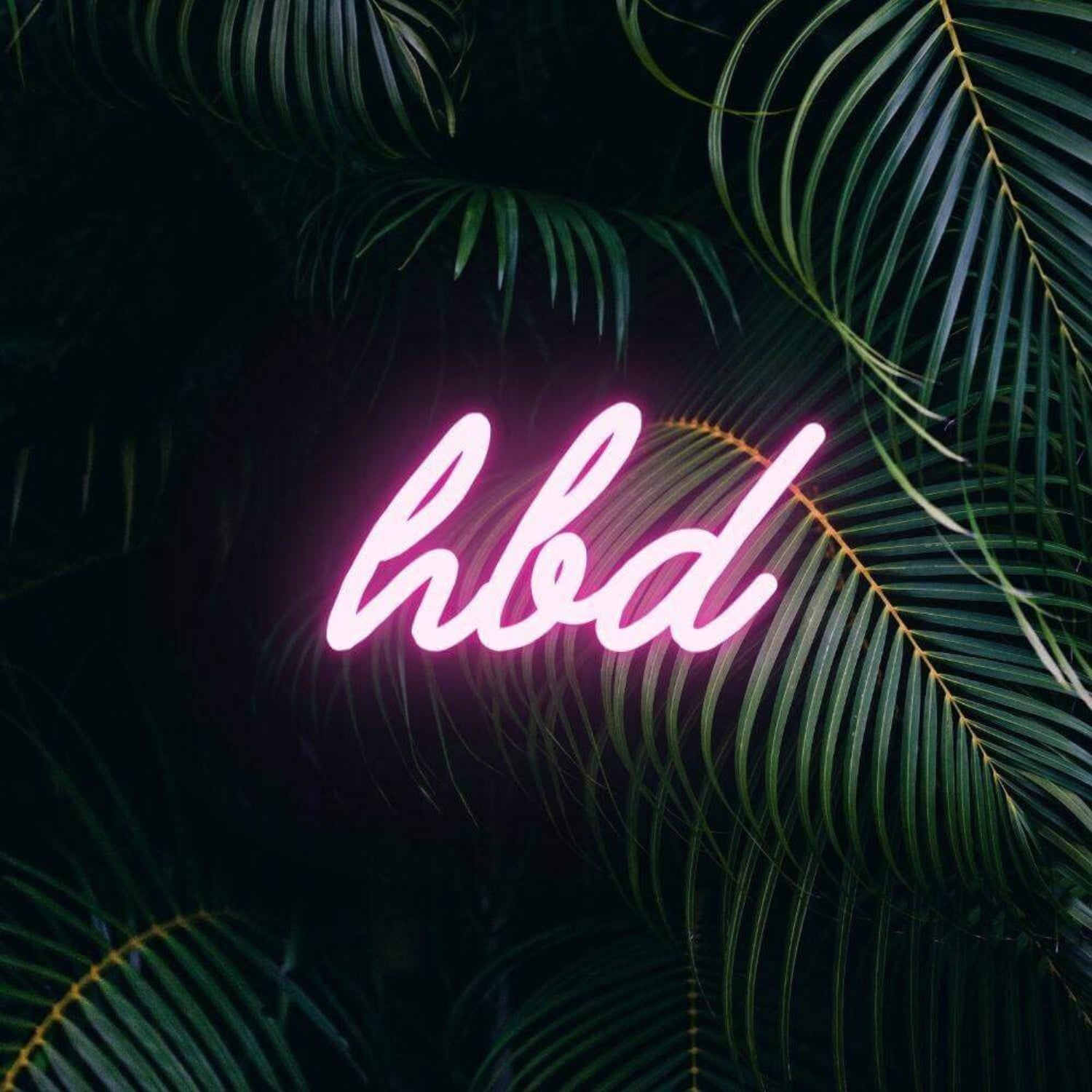 Happy Birthday Hbd Led Neon Sign For Parties Homes And Bars | Shineneon